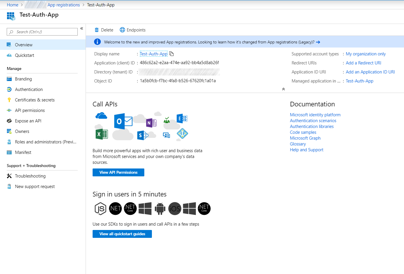 How to setup the Azure AD implicit grant flow with React, ASP.NET Core ...