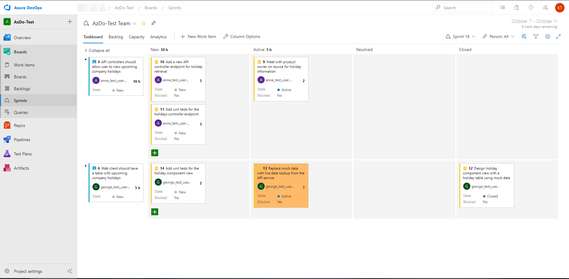 How to visually highlight blocked work items on an Azure DevOps sprint ...