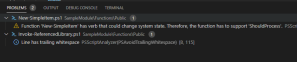 How to add PowerShell linting to projects in Visual Studio Code – 1.21 ...