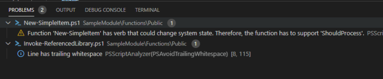 How to add PowerShell linting to projects in Visual Studio Code – 1.21 ...